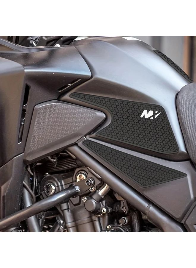 Black Motorcycle Fuel Tank Knee Grip Pad Protector Sticker For NX500 NX400 2023 2024 - Image 2